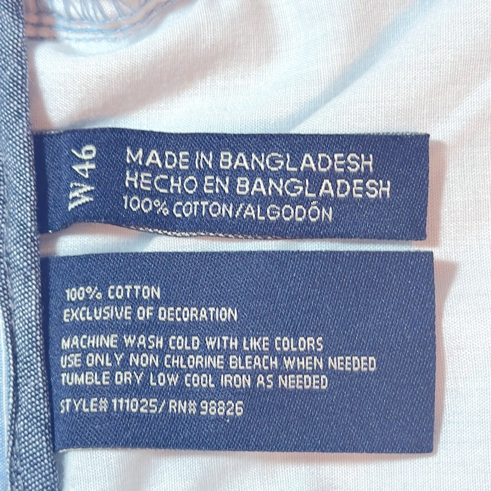 NWT U.S. Polo Assn. Flat Front Striped 12” inseam Cotton Blue Short 46 waist NWT - Picture 9 of 10